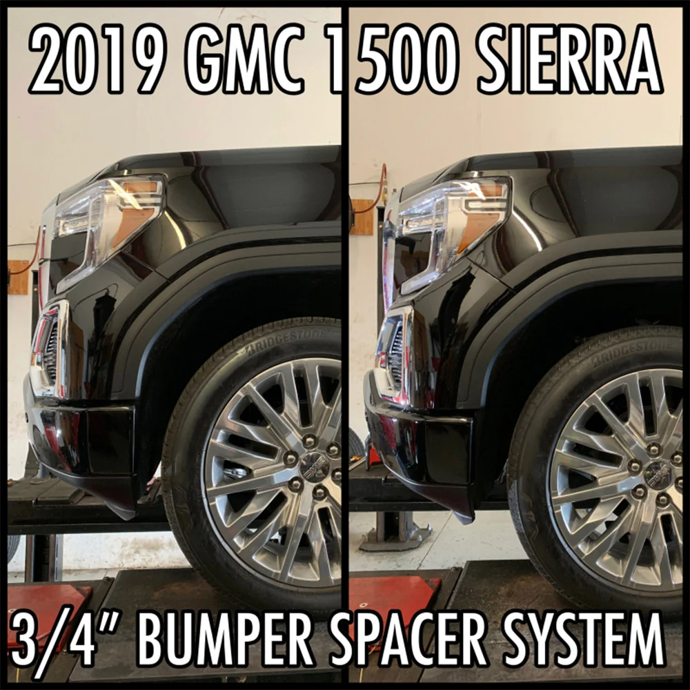 WCM 3/4" Bumper Spacer Kit, 2020-2022 Sierra LM2 - Image 5