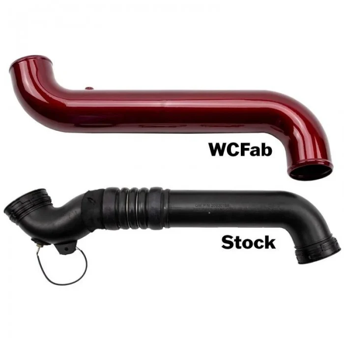 WC Fab 3.5" Passenger Side Intercooler Pipe, 2011-2016 LML - Image 2