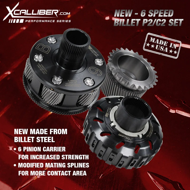 Xcalliber Allison Billet P2 Carrier and Billet C2 Hub with Sun Gear, 2001-2016 LB7/LLY/LBZ/LMM/LML - Image 3