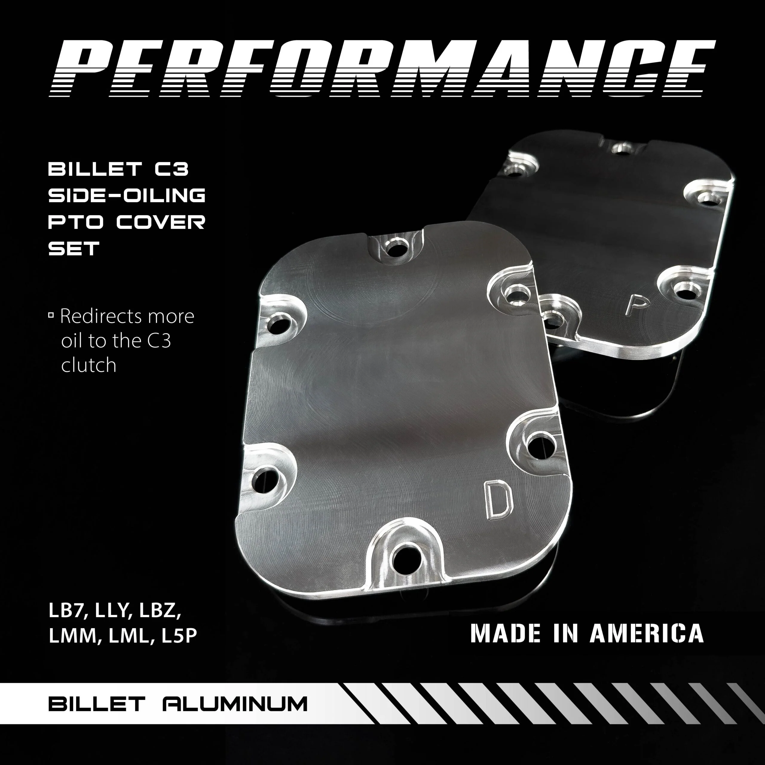 Xcalliber Performance PTO Cover Set, 2001-2019 LB7/LLY/LBZ/LMM/LML/L5P - Image 2